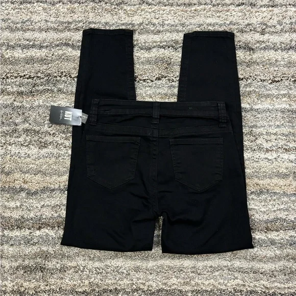 KUT From The Kloth Black Straight Leg Jeans Sz 0 NWT | KUT Straight Leg Jeans * - Picture 9 of 13